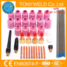 wp17/wp26 tig welding gun parts 46PK tig welding collet parts kits